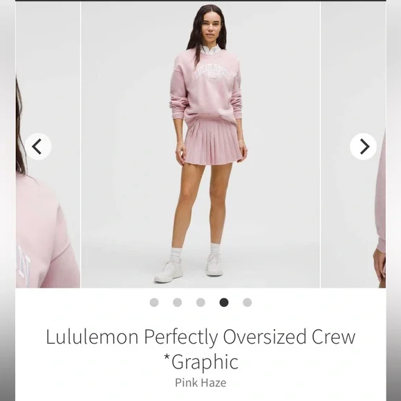 Lululemon Perfectly Oversized Crew Graphic - Picture 7 of 9